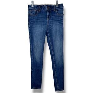 NWOT Girls GAP Kids 1969 Super Skinny Dark Wash Jeans 10 Regular